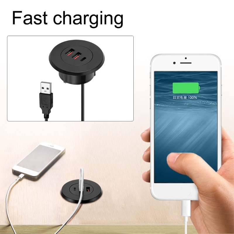 ตัวแยกการชาร์จ USB Type C แบบฝ - Desk Setup Hub บทวิจารณ์และราคา