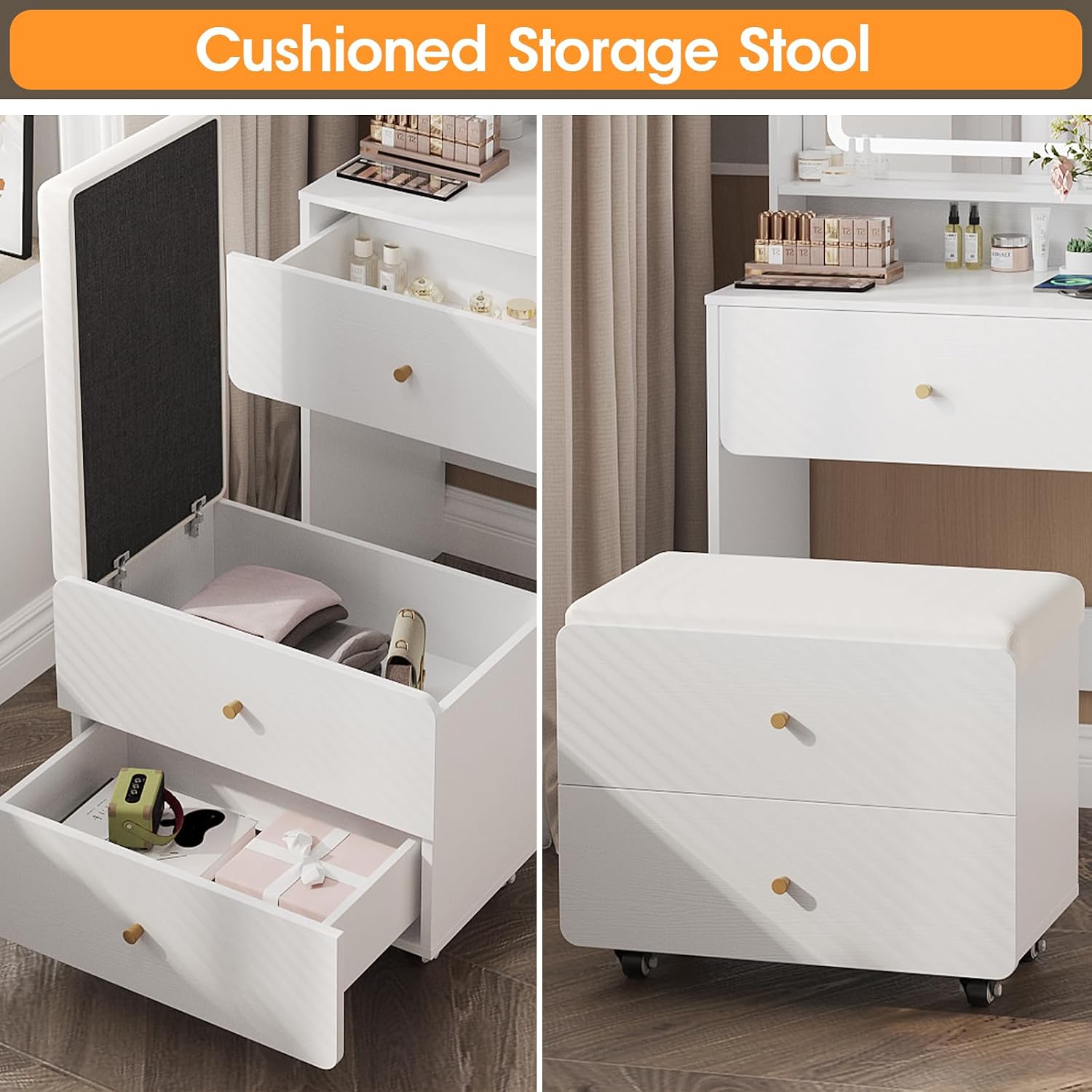 โต๊ะเครื่องแป้งพร้อมกระจกและไฟ - Desk Setup In Small Bedroom บทวิจารณ์และราคา
