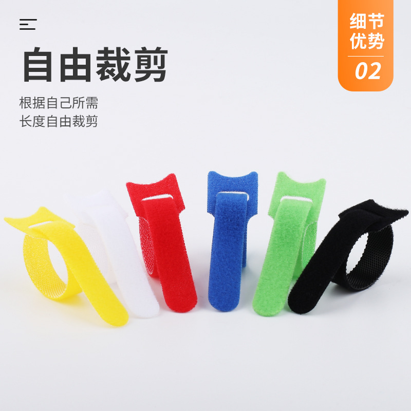 สายรัดไนลอนรูปตัว T แบบหัวแมว  - Cable Velcro Strap บทวิจารณ์และราคา