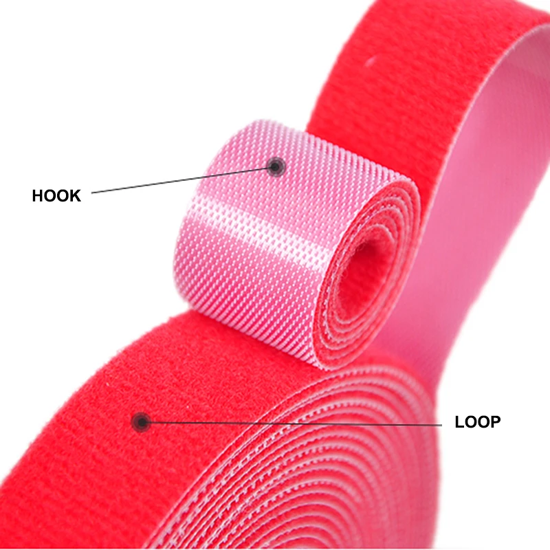 5M DIY ไนลอนแบบใช้ซ้ําได้ CABL - Cable Velcro Strap บทวิจารณ์และราคา