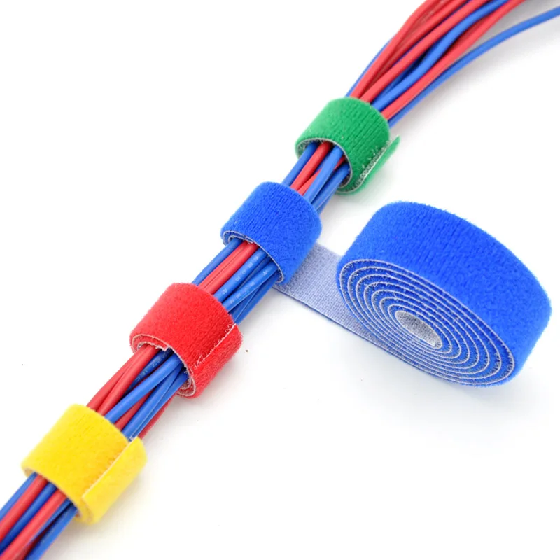 5M DIY ไนลอนแบบใช้ซ้ําได้ CABL - Cable Velcro Strap บทวิจารณ์และราคา