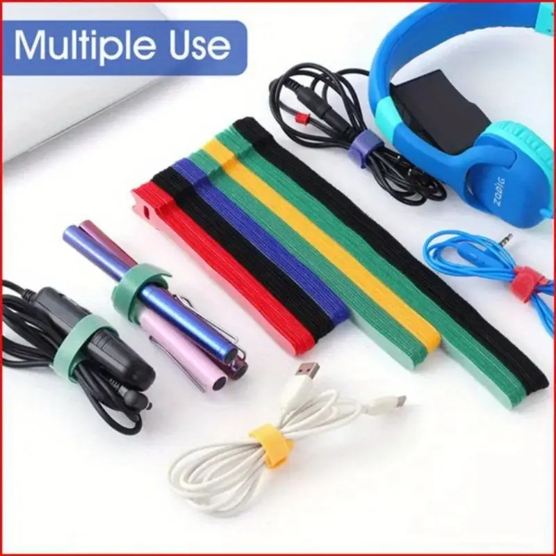 สายรัดเคเบิลแบบใช้ซ้ำได้ 30 ชิ - Cable Velcro Strap บทวิจารณ์และราคา