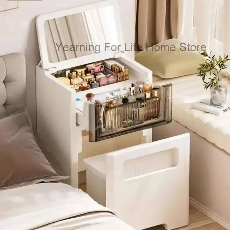 โต๊ะเครื่องแป้งพร้อมลิ้นชัก 1  - Desk Setup In Small Bedroom บทวิจารณ์และราคา