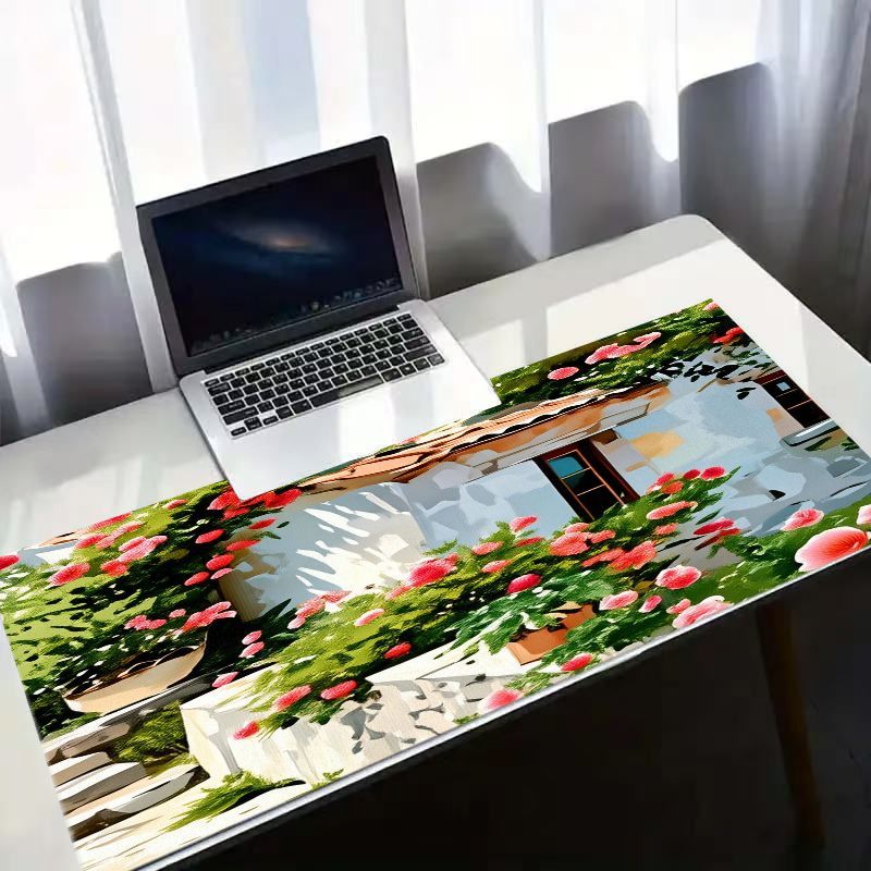 แผ่นรองเมาส์ศิลปะเหล็กสร้างสรร - Desk Setup With Plants บทวิจารณ์และราคา