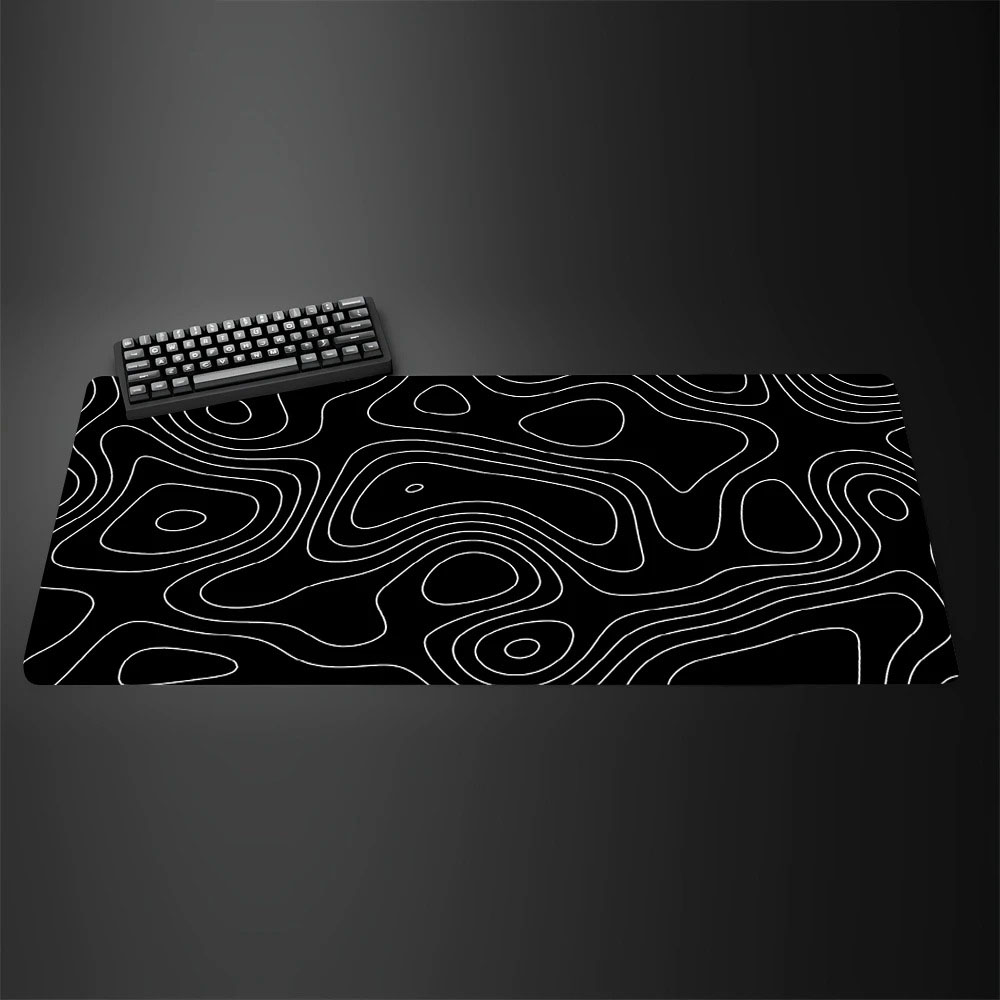 แผ่นรองเมาส์เกมมิ่งขนาดใหญ่ ลา - Desk Setup Black And White บทวิจารณ์และราคา