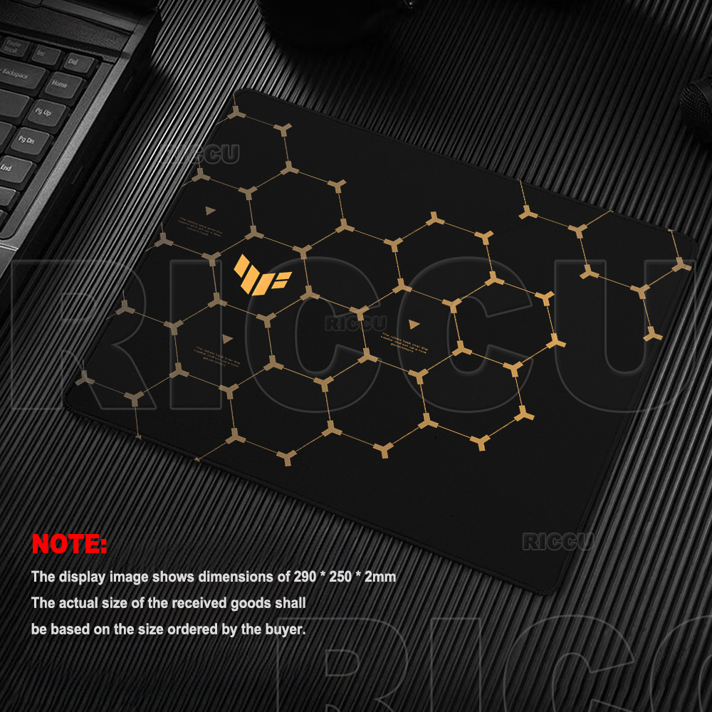 แผ่นรองเมาส์สำหรับเล่นเกมรูปหก - Desk Setup Black And White บทวิจารณ์และราคา